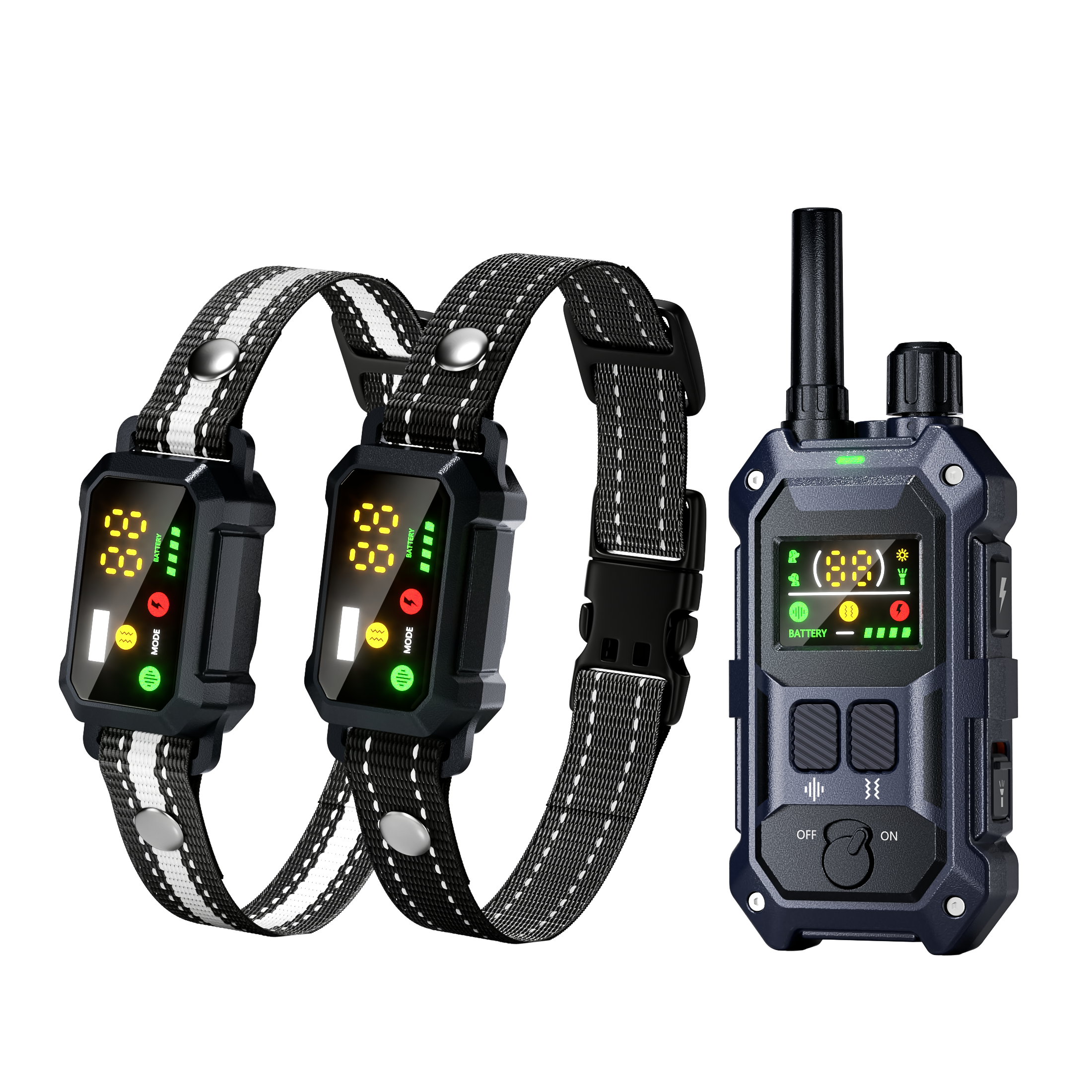 BLACKDOG Military Dog Shock collar For 2 dog (dark blue)