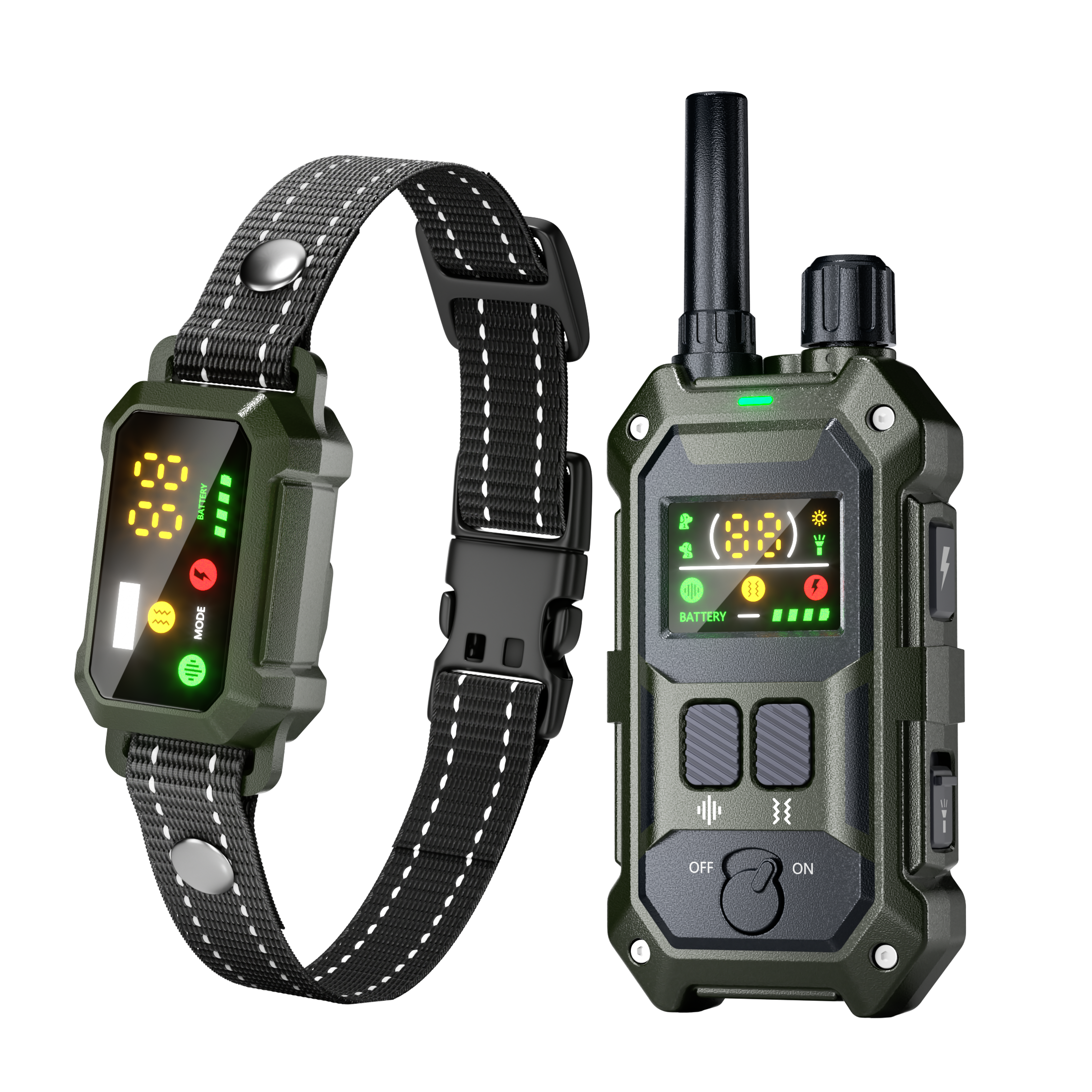BLACKDOG Military Dog Shock Collar (Army green)