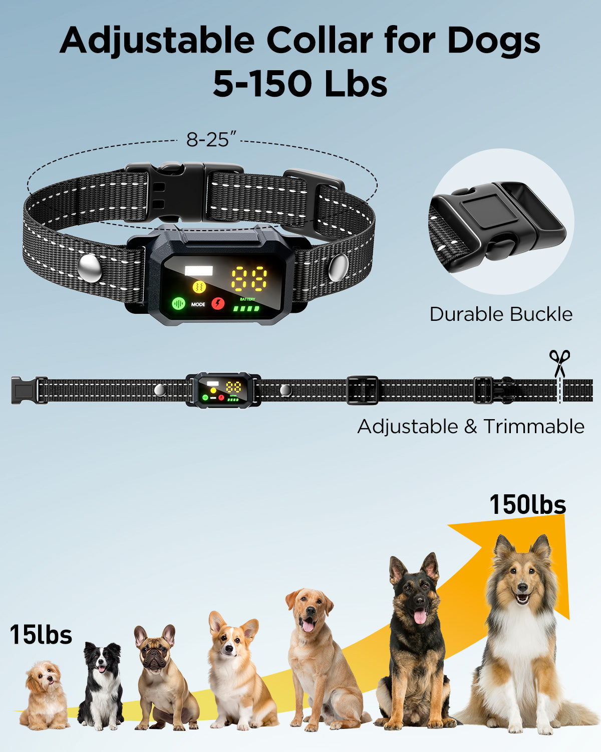 BLACKDOG Military Dog Shock Collar (Dark blue)